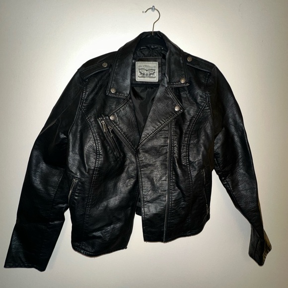 Levis leather jacket large - Picture 1 of 4